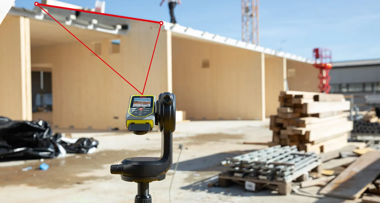 dalmierz laserowy pomiar wysokości budynku