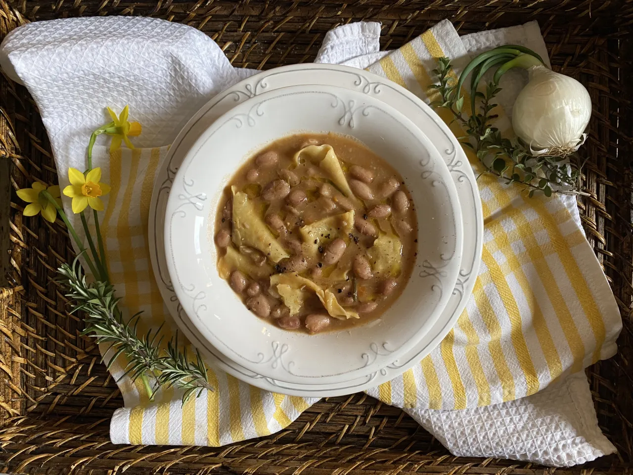 Mappa varianti regionali pasta e fagioli