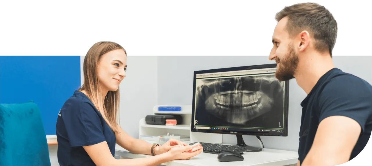 Ortodonta konsultacja zdjęcia rentgenowskie