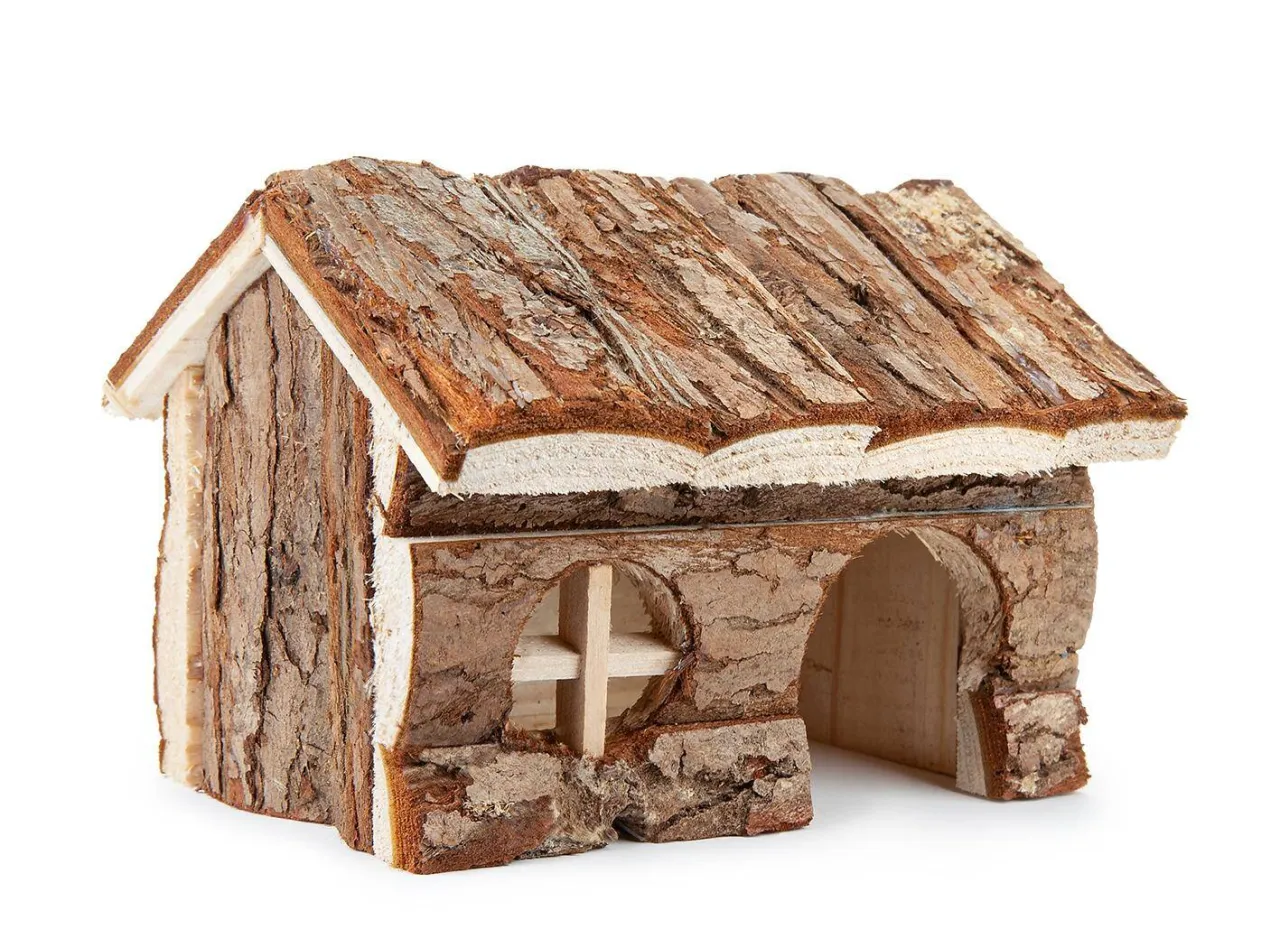 wielopoziomowy domek dla chomika drewniany diy