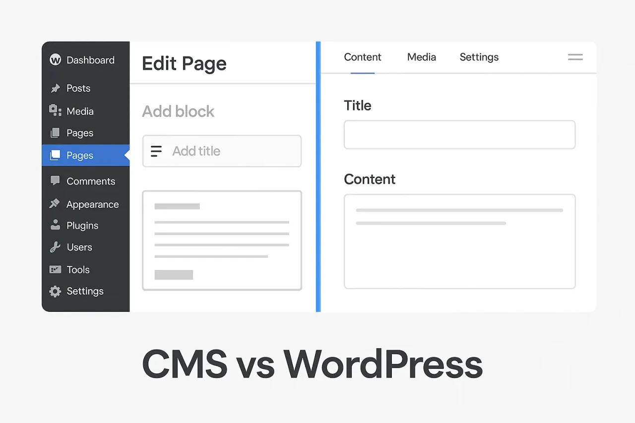 Interfejs edycji strony w WordPressie, pokazujący jak postawić stronę na WordPressie.