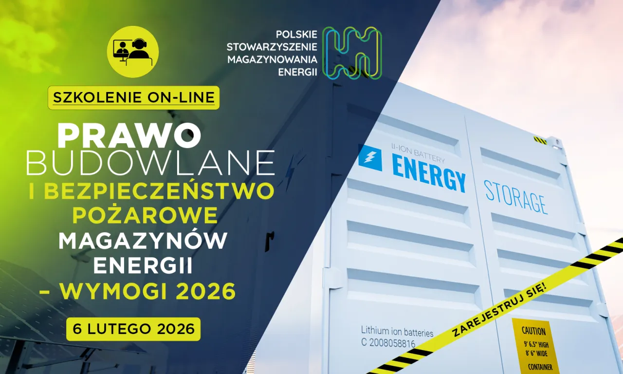 bezpieczeństwo magazyn energii PPOŻ odległości
