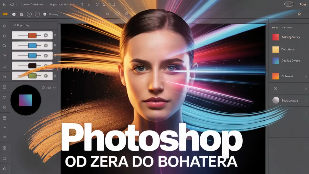 Fotograf obrabiający zdjęcia w Photoshopie
