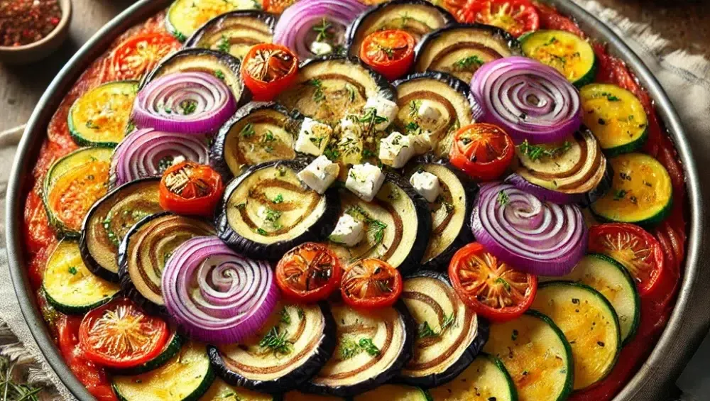 różne świeże warzywa na zapiekankę