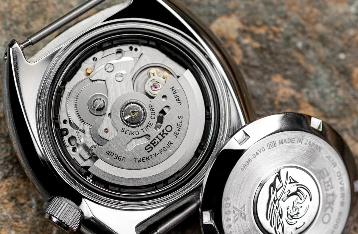 Seiko 4R36 movement macro