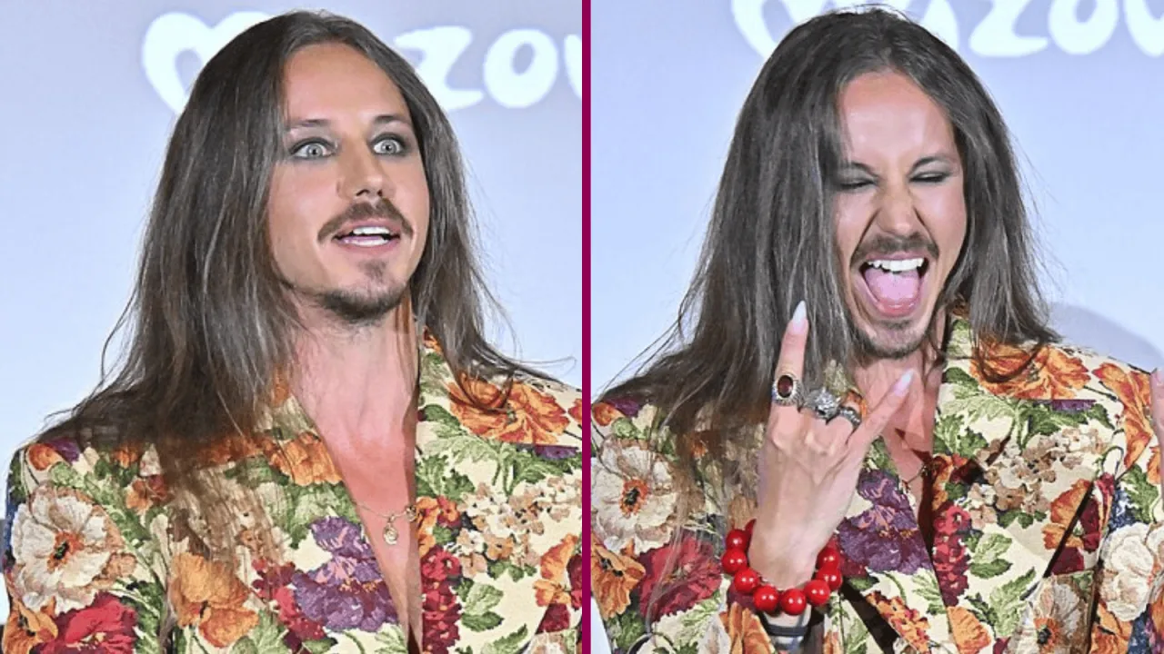 Michał Szpak na scenie ekstrawagancki