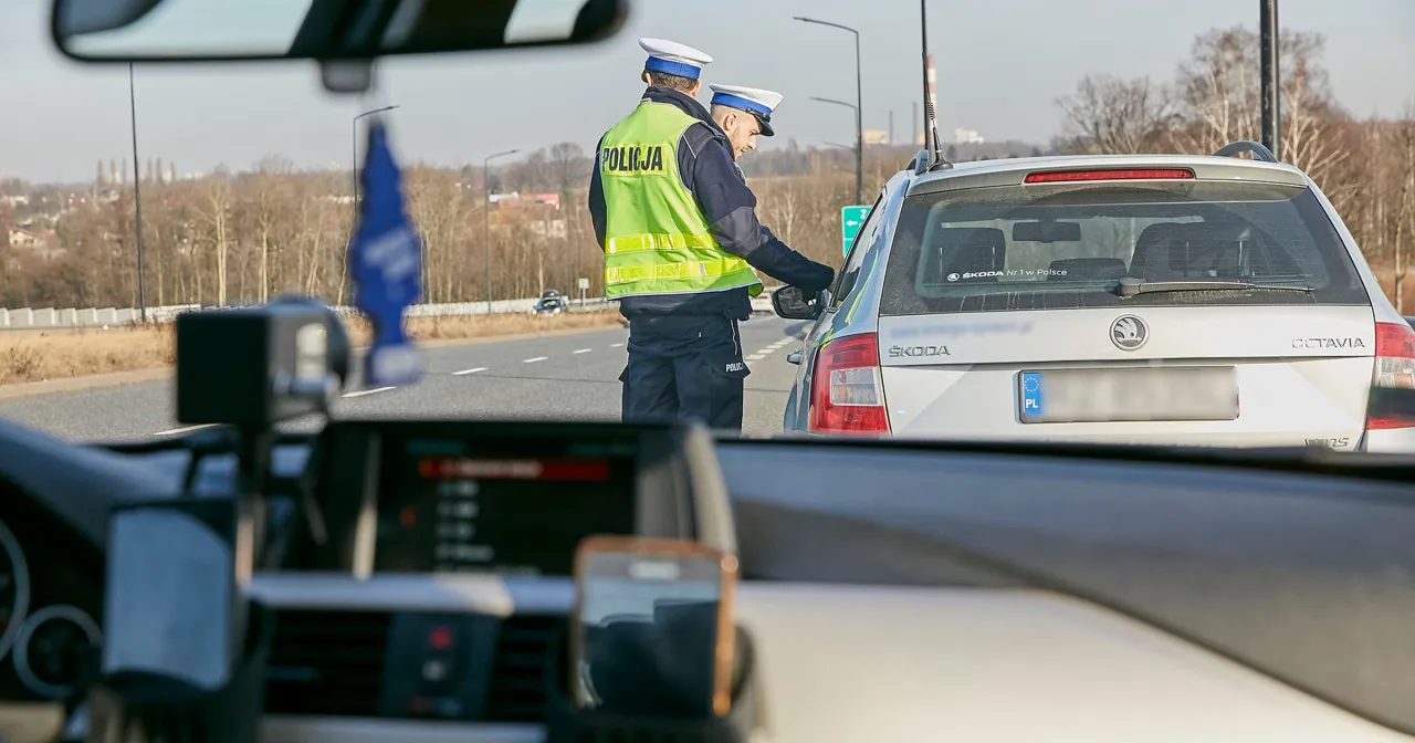 Policja narkotest kontrola drogowa