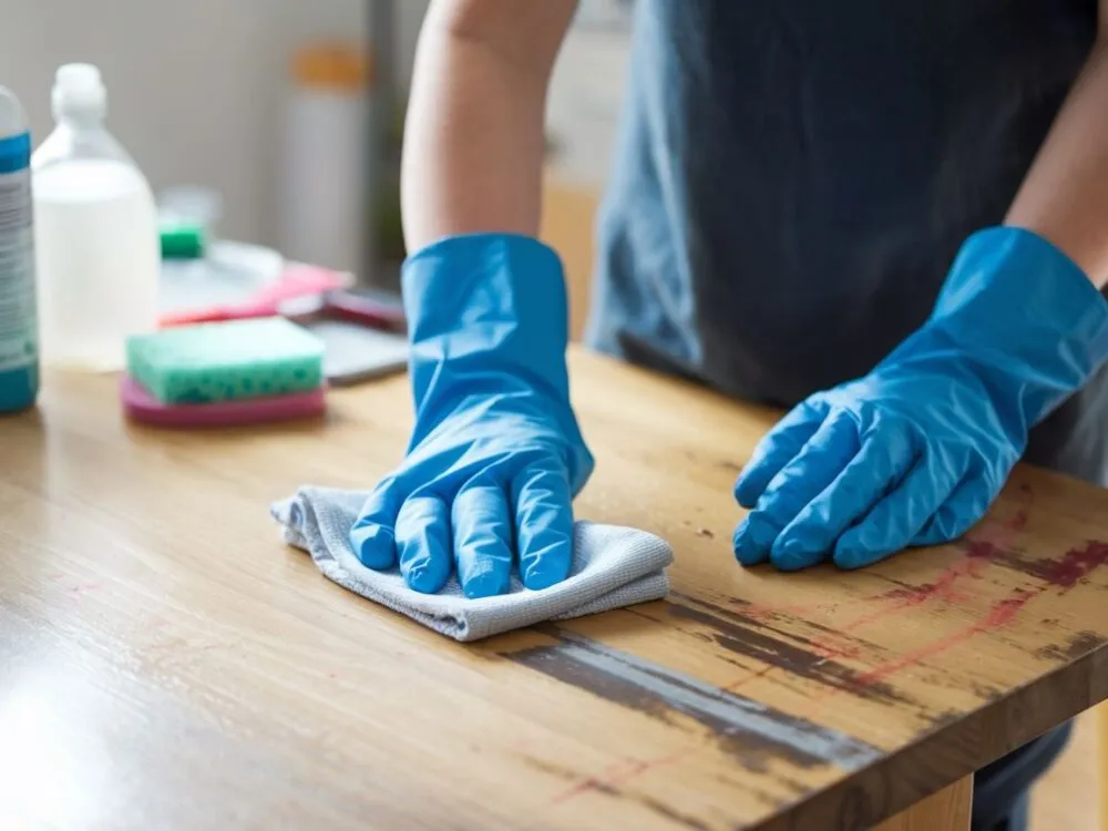 Domowe sposoby usuwania markera z mebli, środki czyszczące