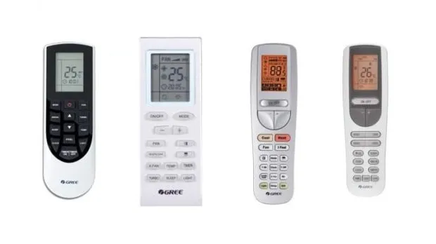 pilot klimatyzacji domowej symbole