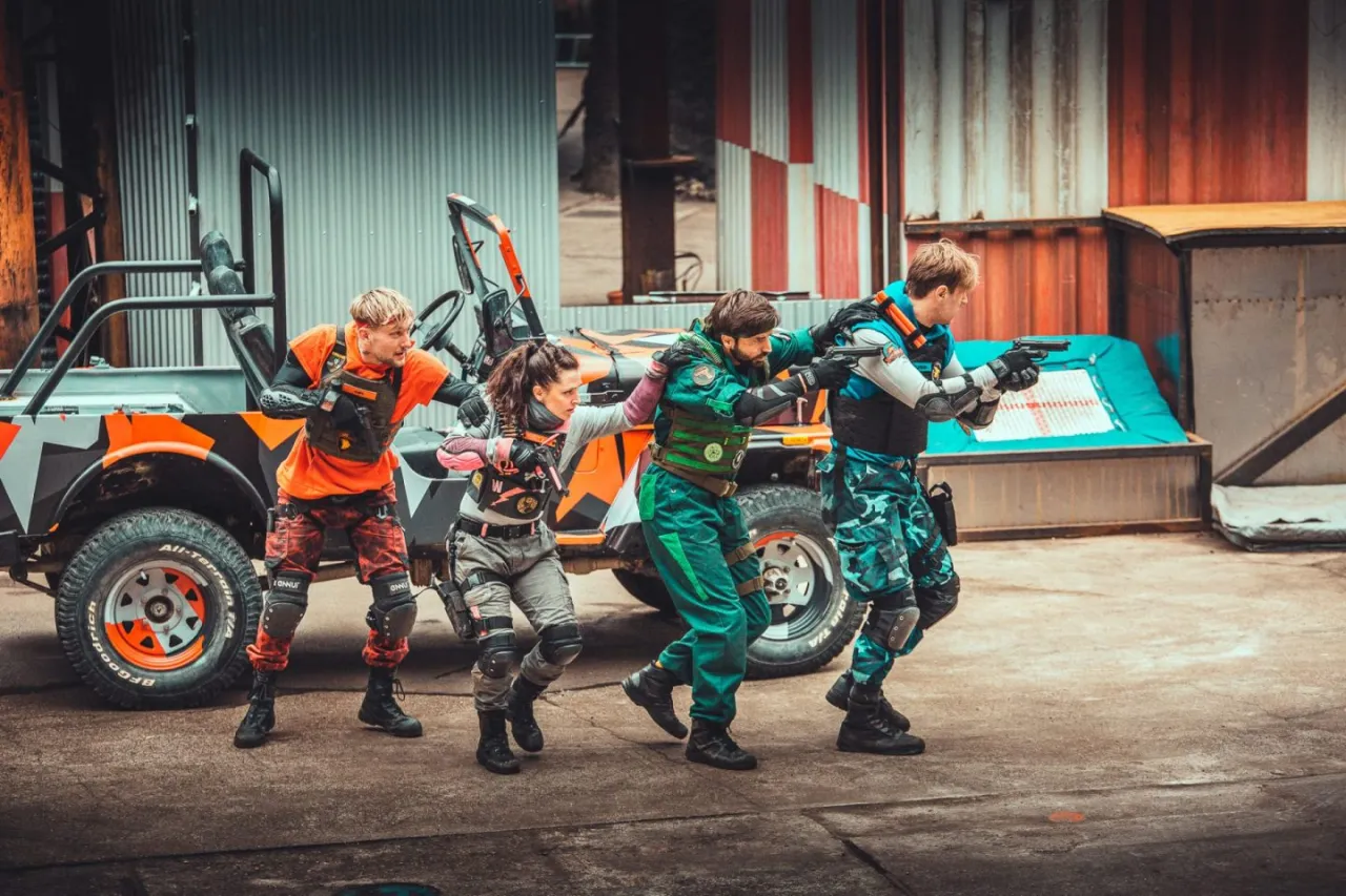 Filmpark Babelsberg Stuntshow Vulkan