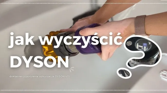 Dyson V15 filtr HEPA czyszczenie