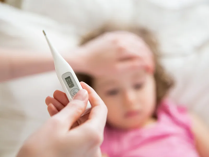 dziecko gorączka termometr