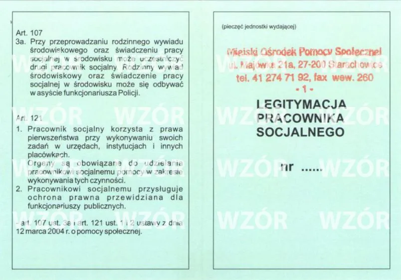 pracownik socjalny wywiad środowiskowy