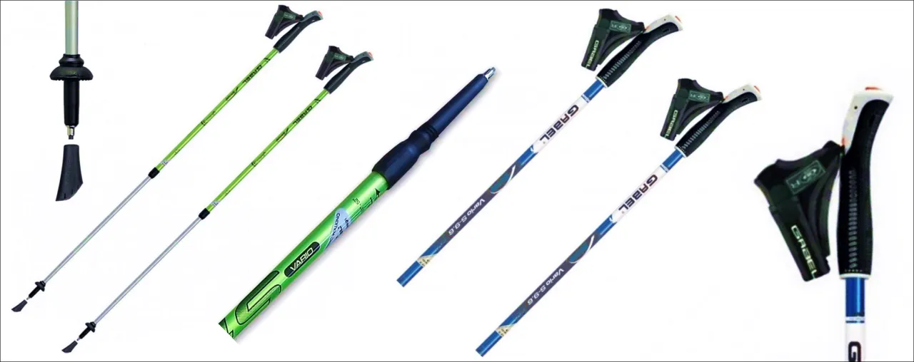 budowa kija trekkingowego, rodzaje rękojeści kijów, systemy blokowania kijów