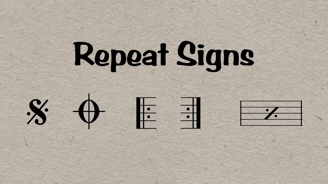 znaki repetycji volta da capo dal segno muzyka