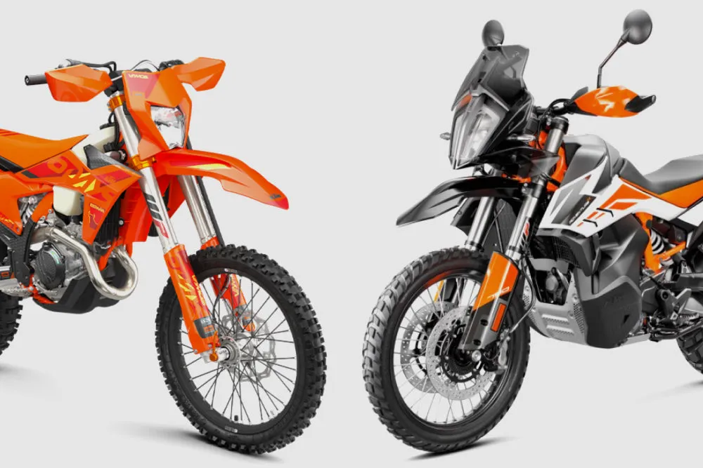 rodzaje motocykli enduro hard soft dual-sport
