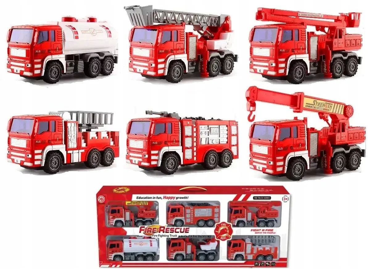 Zabawkowe wozy strażackie różnych marek