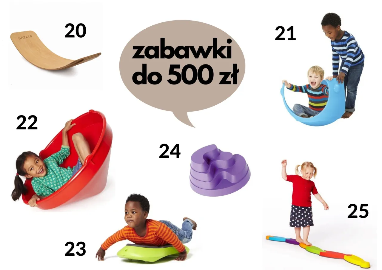 Przykłady zabawek sensorycznych dla 3 latka