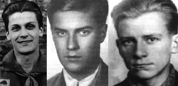 Aleksander Kamiński i bohaterowie Kamieni na szaniec portrety