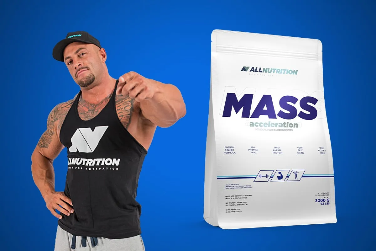 Gainer przed treningiem energia