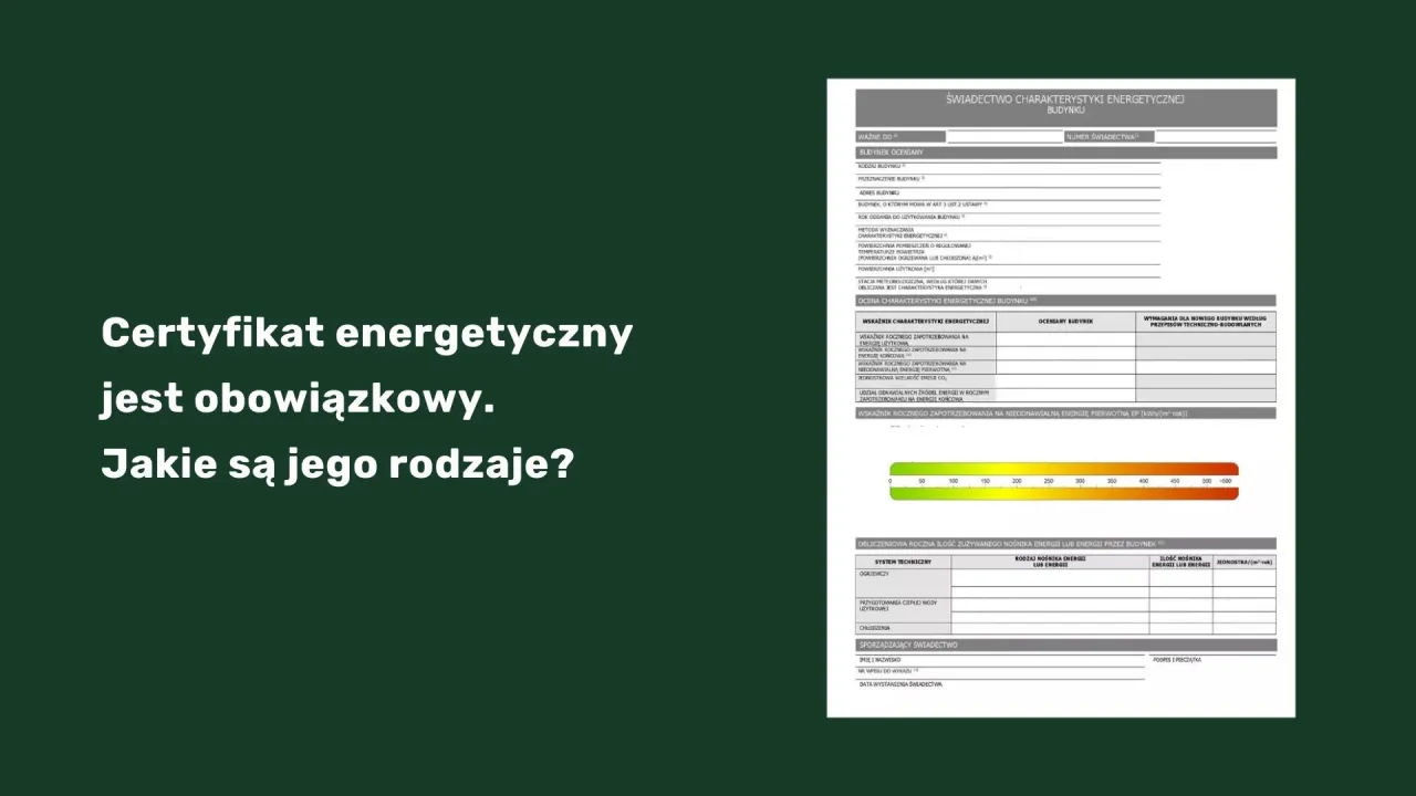 Certyfikator energetyczny przy pracy