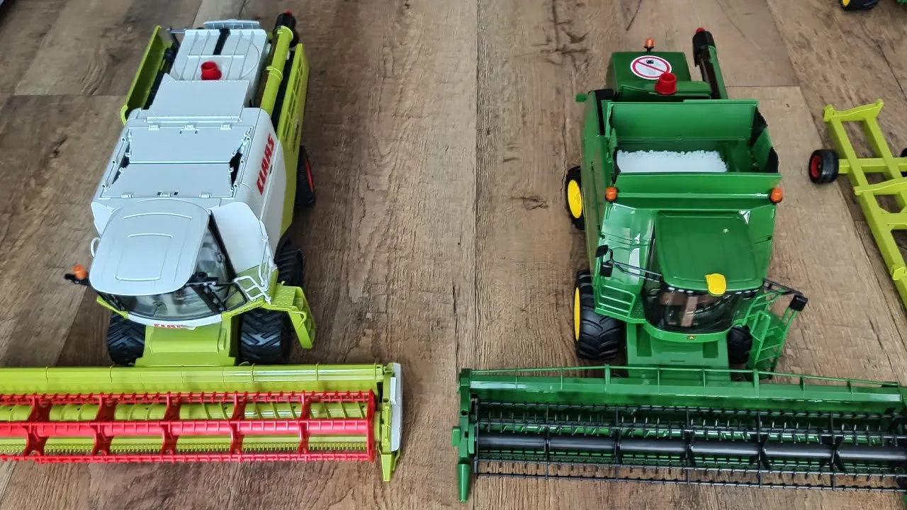kombajn zabawka John Deere vs Claas