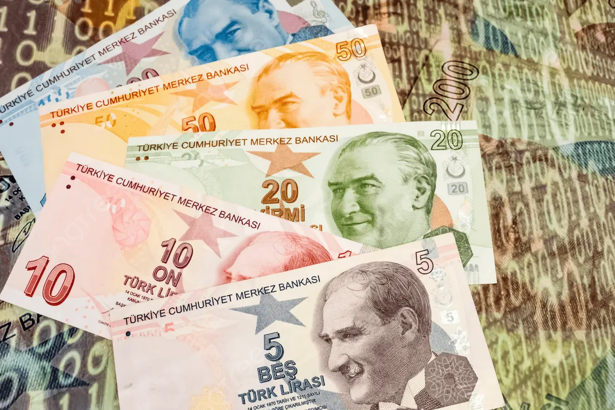 tureckie banknoty nominały