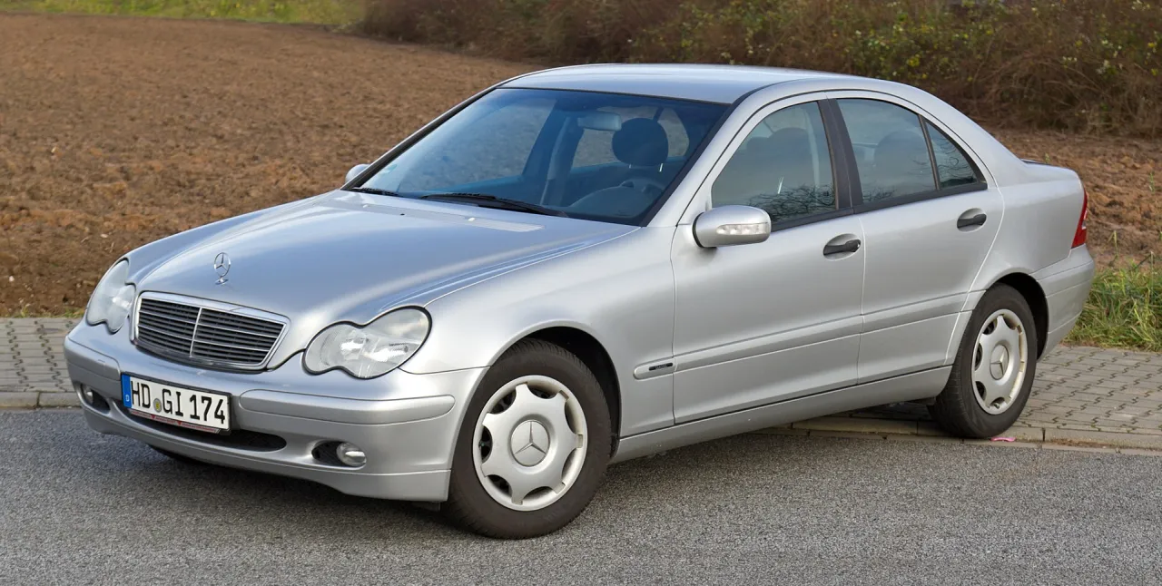 Mercedes W203 1.8 Kompressor na ulicy