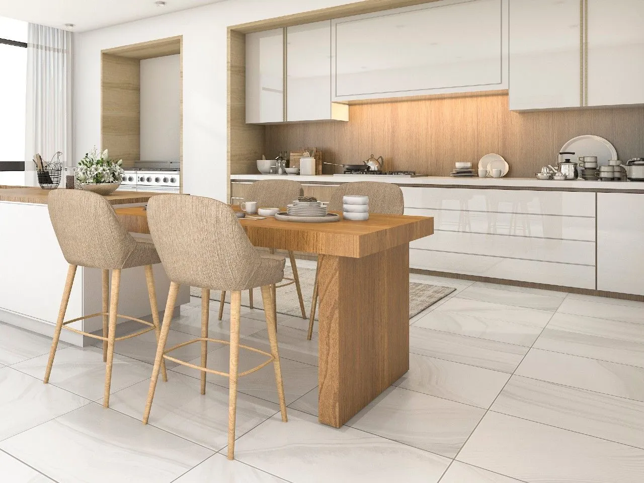 Płytki matowe vs połysk w kuchni i przedpokoju