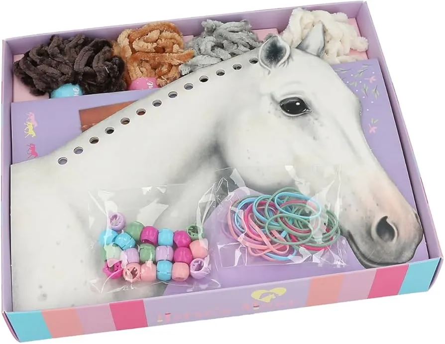 Akcesoria do zaplatania końskiej grzywy