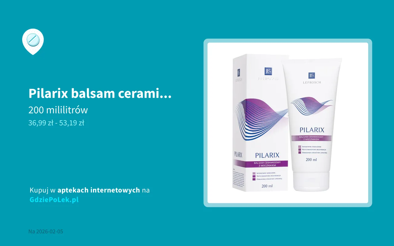Pilarix balsam aplikacja na sk&oacute;rę