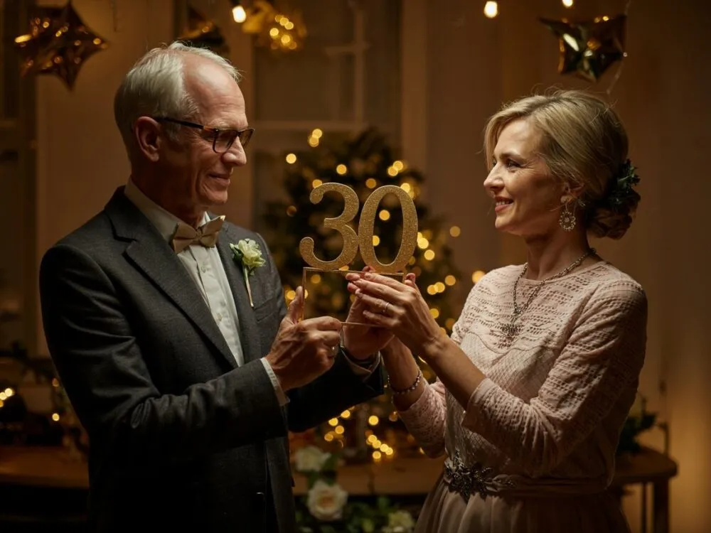 para świętująca rocznicę ślubu