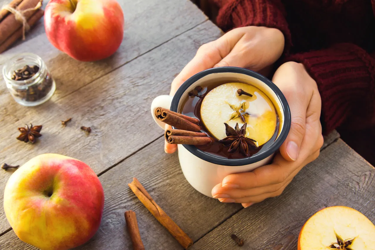 herbata po góralsku z miodem i cytryną