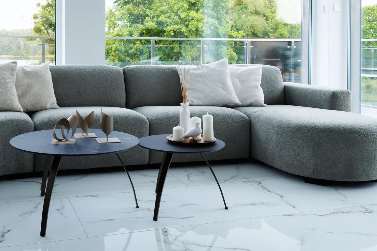 modułowa sofa do salonu organiczne kształty mebli