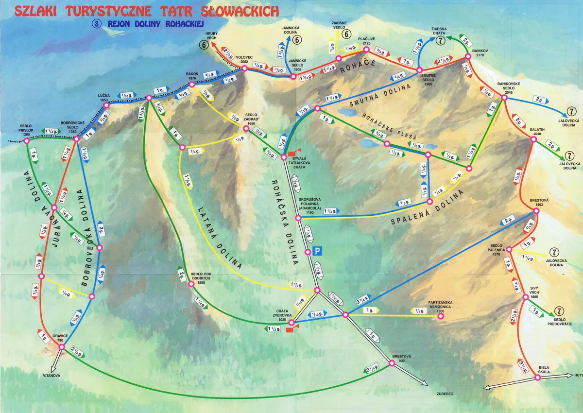 Szlaki otwarte Tatry Słowackie zima