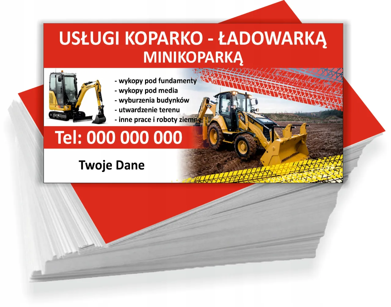 wizyt&oacute;wka Google Moja Firma usługi koparką