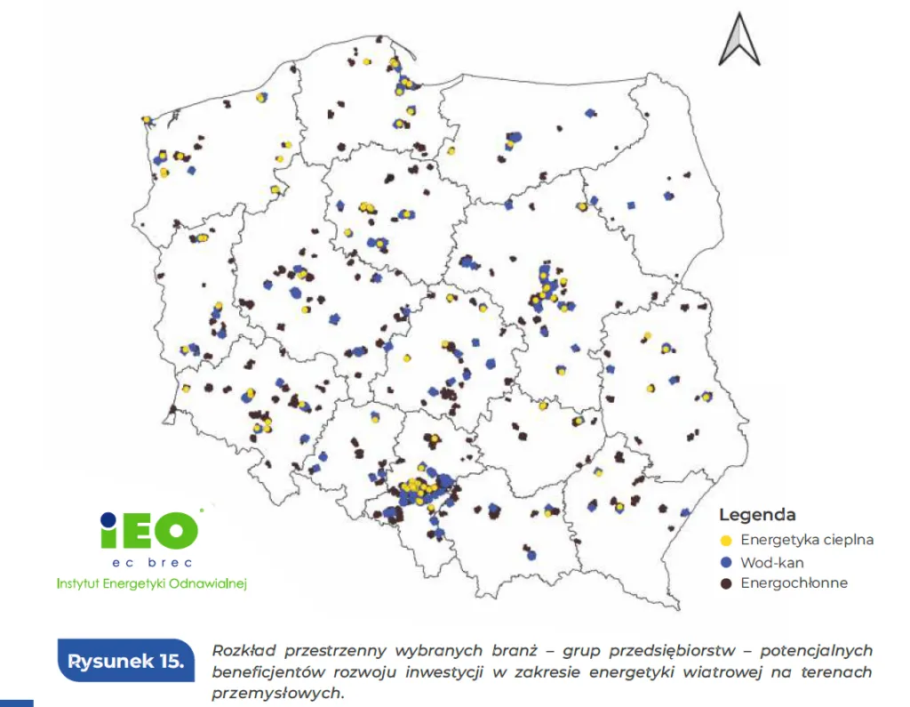 mapa obszarów przyspieszenia OZE