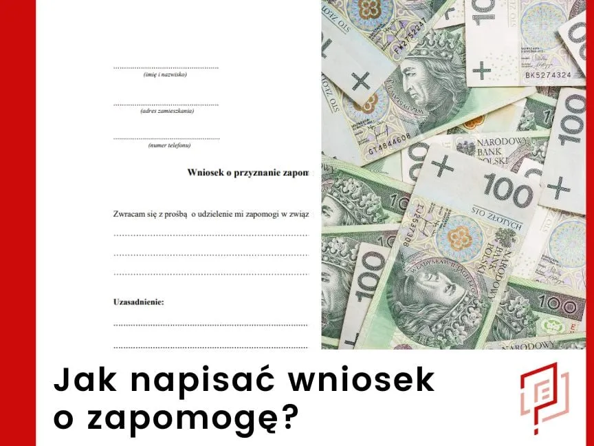 wz&oacute;r wniosku o zapomogę