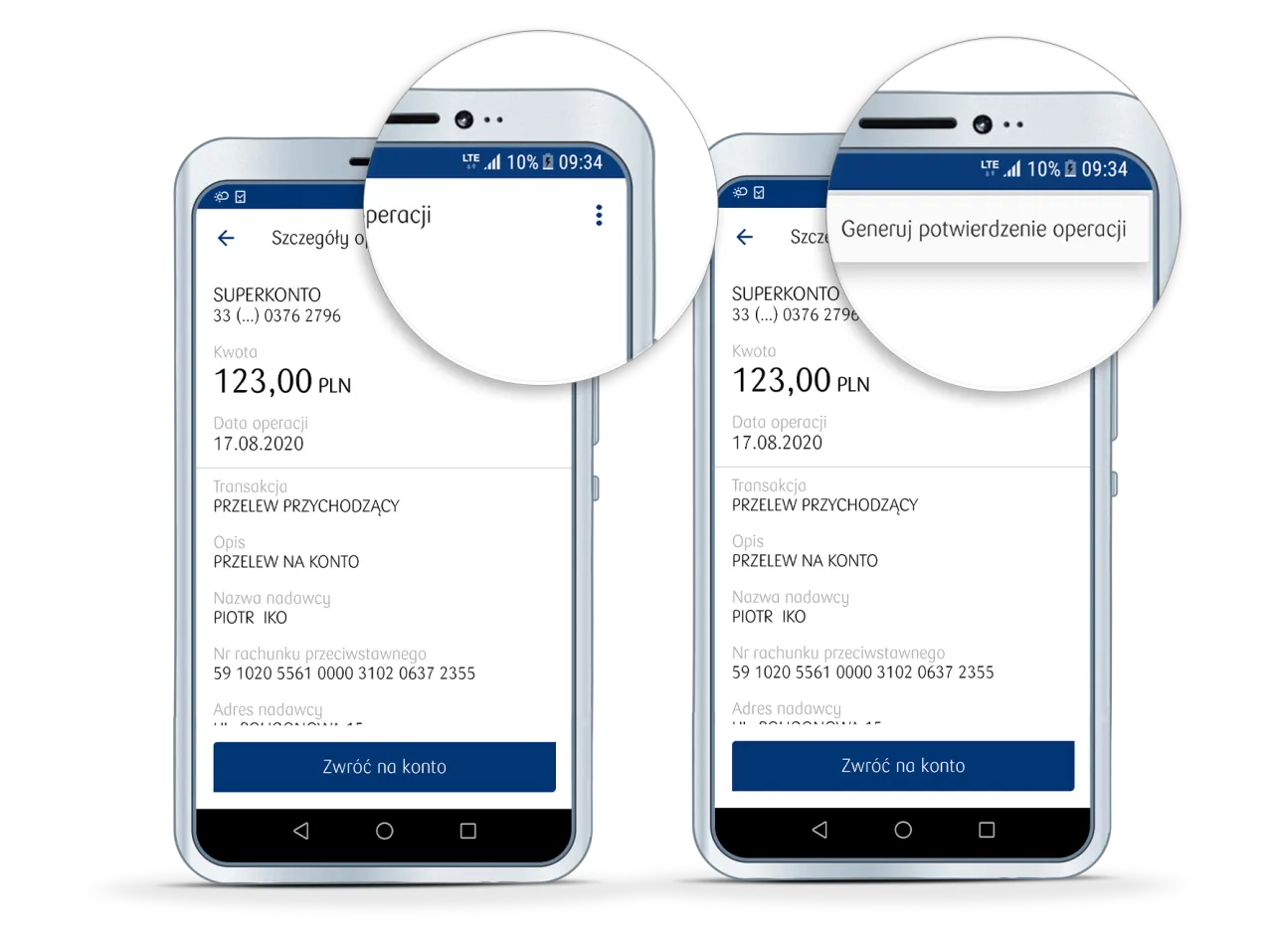 potwierdzenie przelewu wynajem