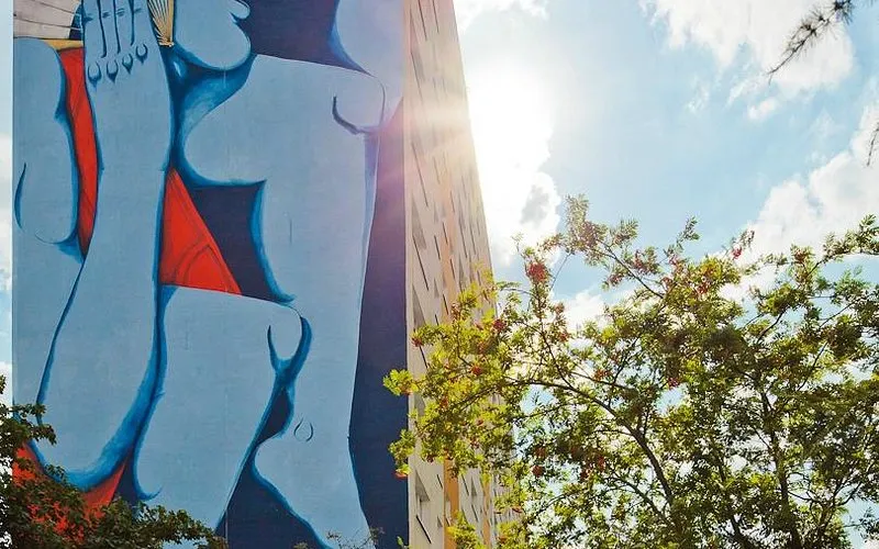 Gdańsk murale Zaspa Stocznia Cesarska