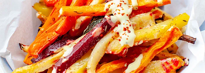 pieczone frytki warzywne