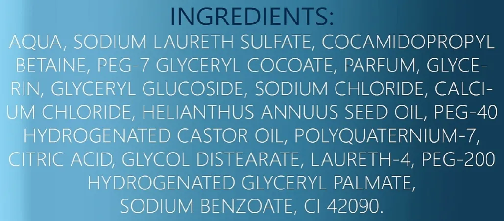 Beispiel INCI Liste Kosmetikprodukt