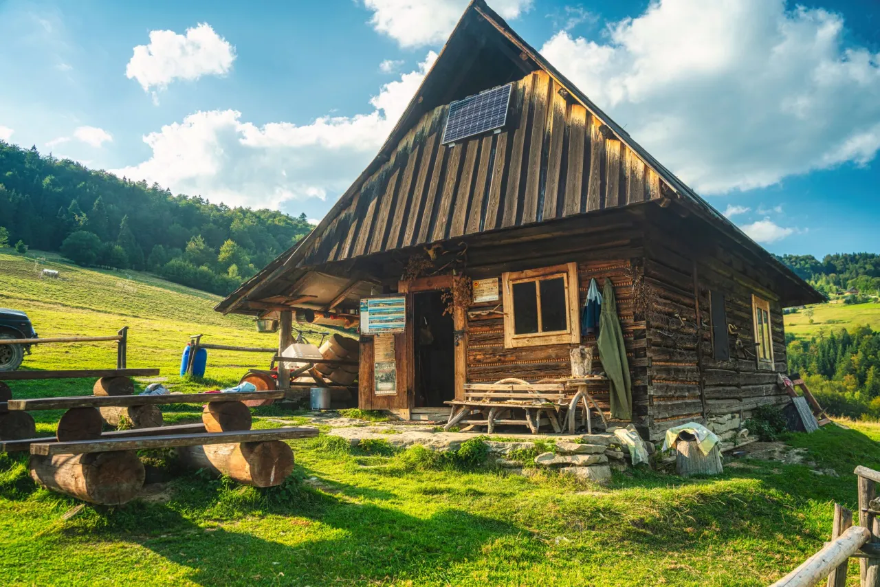 Bacówka u Bucka Gorce owce