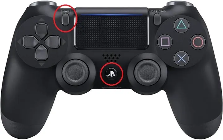 Pad DualShock 4 PS4 podłączony do komputera