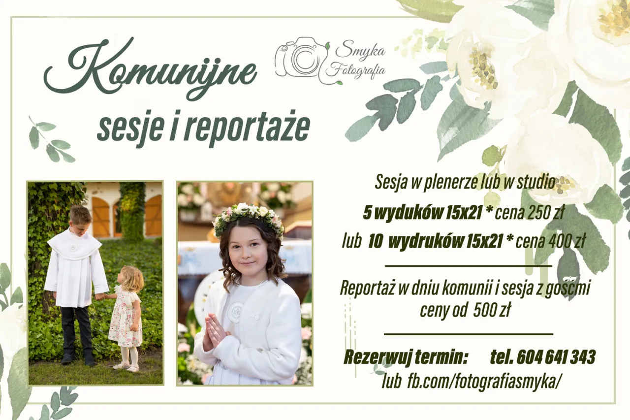 fotograf komunijny cennik porównanie