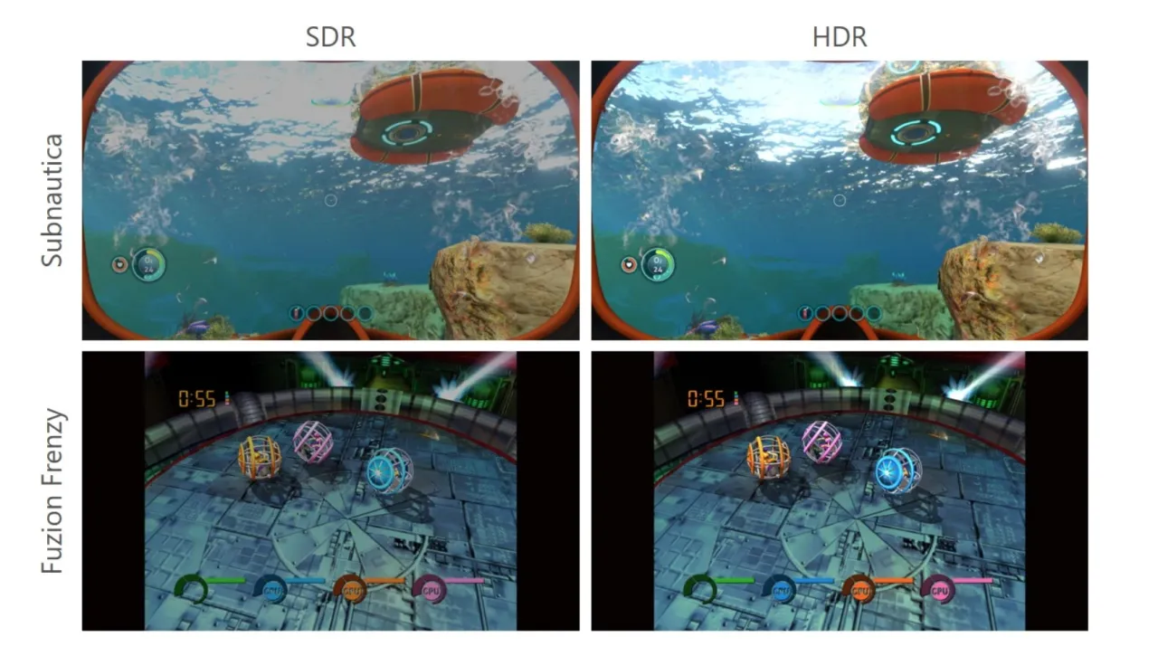 Xbox Series X FPS Boost Auto HDR porównanie