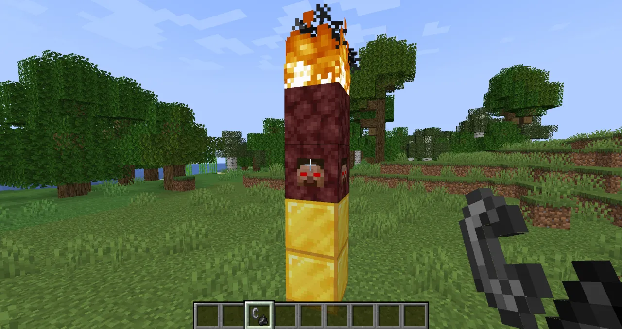 Minecraft Herobrine totem