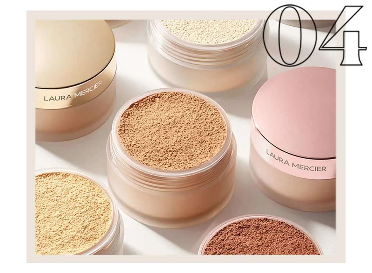Laura Mercier Flawless Face concept and Glow Powder