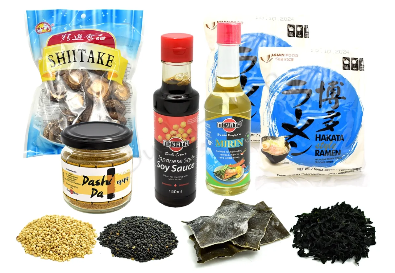 Składniki do ramenu