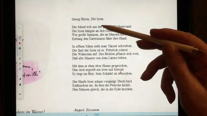 Expressionistische Gedichte Formbruch